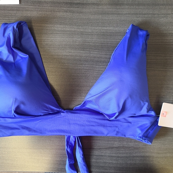 Saha Sierra Wide Strap Bikini Swim Top Large NWT - Picture 3 of 4